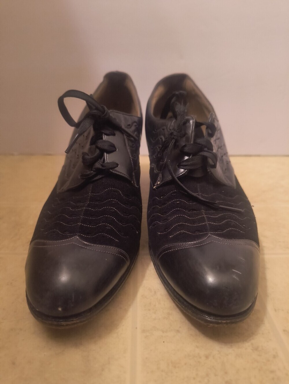 Rare True Vintage Pre-WWII Red Cross Shoe Oxford Pumps - Picture 3 of 12